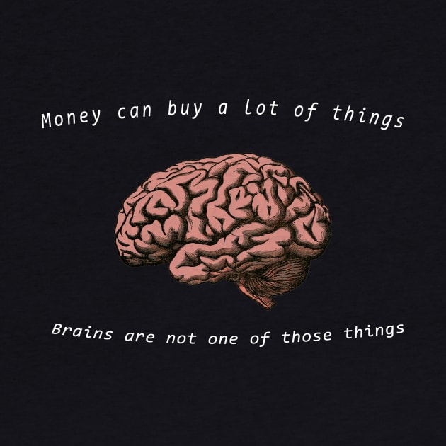 You can't buy brains with money by OnuM2018